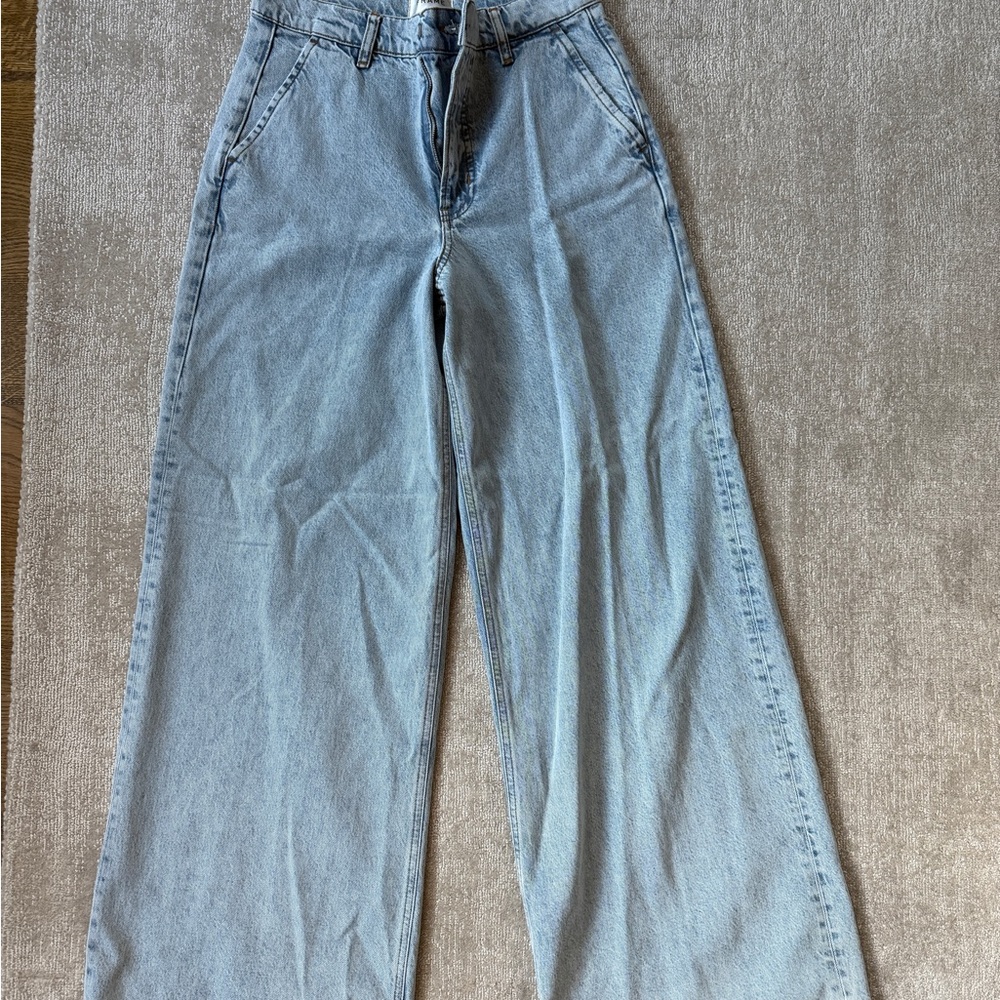 Frame Denim The High Rise Wide leg Trouser Jeans 26/27/28 NEW